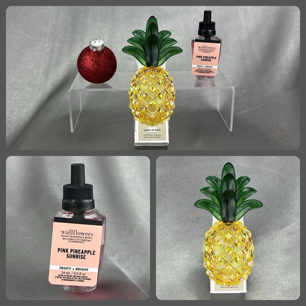 Bath‎ & Body Works Wallflower Plug-in + Pink Pineapple Sunrise Fragrance Refill